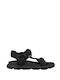 Jeep Footwear Damen Flache Sandalen in Schwarz Farbe