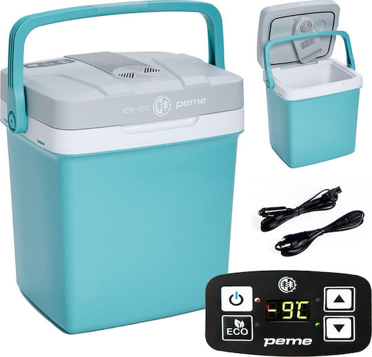 Peme Essential 27 Φορητό Ψυγείο Θερμοηλεκτρικό 23lt 230V / 12V Πράσινο