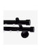 Frans Athens Tapa Two-Way Metallic Curtain Track Black 240cm FR-8841L15_17509
