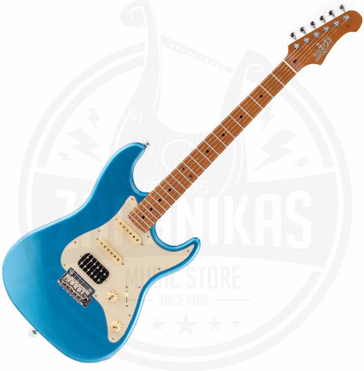 Jet Guitars Jet Js-400 Електрическа Китара Stratocaster с HSS Конфигурация на Пикапите Червен