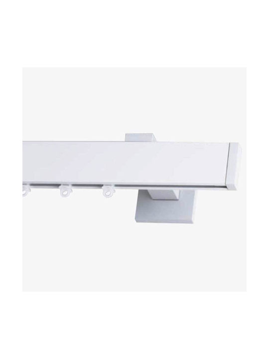 Frans 'super' One-Way Metallic Curtain Track Wh...