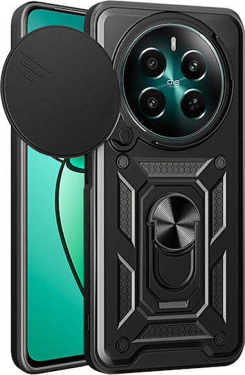 Techsuit Camshield Back Cover Σιλικόνης / Πλαστικό Μαύρο (Realme 12+)