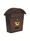 Vorel Outdoor Mailbox Inox in Gray Color 38x32x10.5cm
