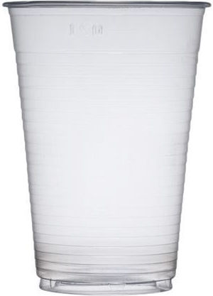 Intertan Ποτήρι μιας Χρήσης Πλαστικό Διάφανο 200ml 50τμχ