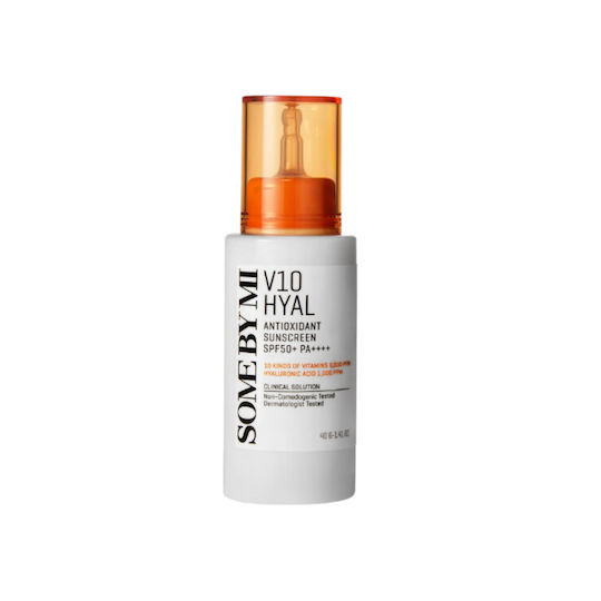 Some By Mi V10 HYAL Αντηλιακή Κρέμα Προσώπου και Σώματος SPF50+ 40gr