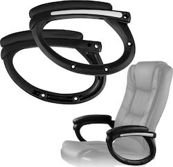 Sofotel Arm For Office Chair Plastic 2 Pieces Black Sofotel Arm For Office Chair Plastic 2 Pieces Black