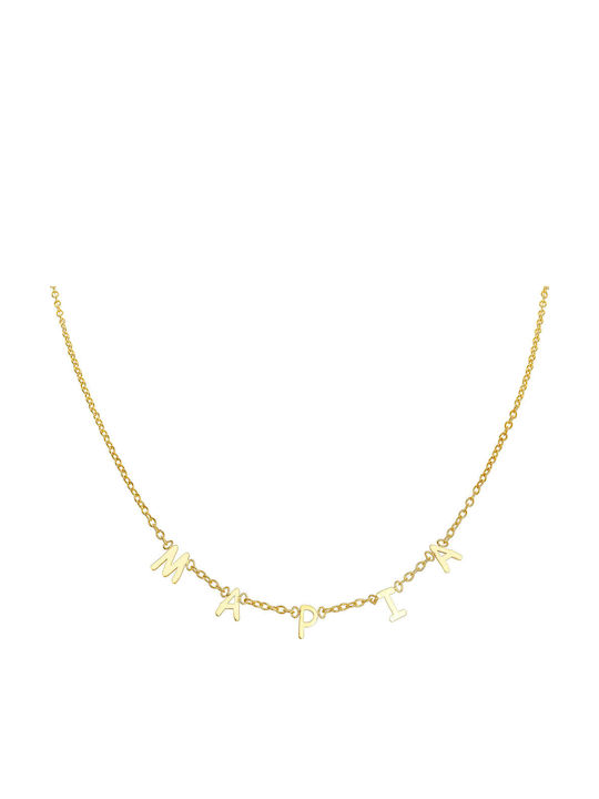 Sterling Silver Necklace 925 Monograms