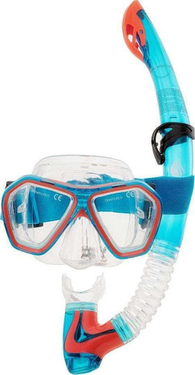 Aquawave Водолазна Маска Силиконова със Шнорхел Синя