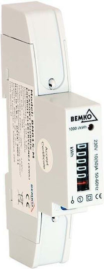 Bemko Енергиен Анализатор На Електрически Табло Аналогов Шина Еднофазен A30-BM015-M