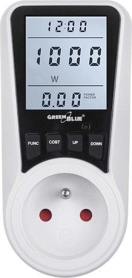 Green Blue Digital Wattmeter for Electrical Panel Single Phase GB350E