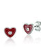 Bijou Box Kids Earrings Studs Hearts from Silver