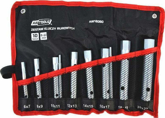 AWTools Set Keys Tubular 10pcs