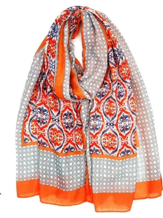 MI-TU Exclusive Damen Schal Orange