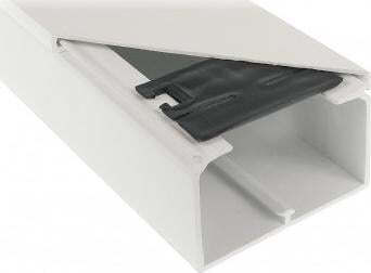 STRAIGHT CABLE TRAY KKP-60X40/2M Кабелен протектор Бял 1бр