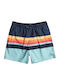 Billabong All Day Htr Stripes Kids Swimwear Swim Shorts Blu