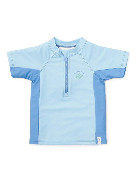 Little Dutch Kids Swimwear UV Shirt Light Blue