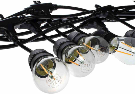 Lichter LED 10m. Weiße in Zeichenfolge 1Stück