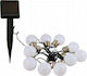 Volteno Hanging Solar Light Garland with Warm White Light 3000K IP44