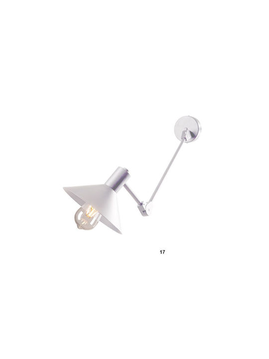 Luma Modern Lamp Wall with Socket E27 Silver 20...