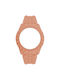 WATX & CO Καουτσούκ Λουράκι Ροζ 43mm