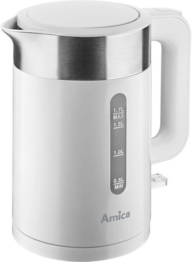 Amica Kettle 1.7lt 2200W White