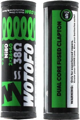 Wotofo Dual Core Fused Sârmă pentru D.I.Y. de Țigări Electronice 10buc