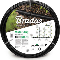 Bradas Λάστιχο Ποτίσματος Σετ 1/2" 50m