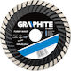 Graphite Disc de tăiere Materiale de construcție 180mm
