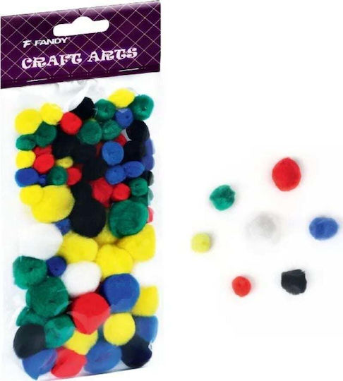 Fandy Pom Pom Craft Set of 78pcs