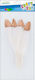 Craft with Fun Craft Feathers White 19.5cm Set of 8pcs