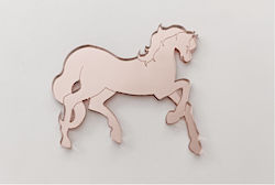 Horse Plexiglass 20cm Base