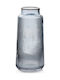 Mondex Dekorative Vase Glas Grau 12xY26cm
