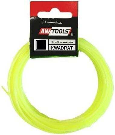 AWTools AW70110 Linie pentru tăierea ierbii Pătrată De lungime 10m și de grosime 1.6mm