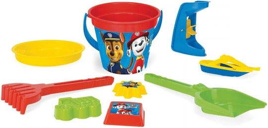 Wader Paw Patrol Σετ Κουβαδάκι Παραλίας με Αξεσουάρ Μπεζ 9τμχ