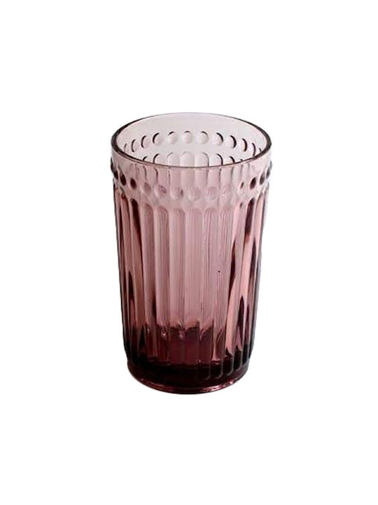 Dots Gläser-Set Wasser aus Glas in Lila Farbe 12Stück