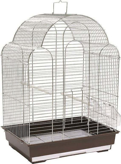 Panama Pet Cușcă Păsări 42x30x57cm. Argintiu