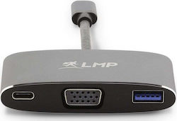LMP USB-C Dockingstation mit 4K PD (LMP-USBC-VGA-MA-SG)