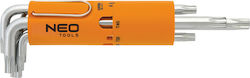 Neo Tools Σετ 8 Κλειδιά Torx σε Σχήμα L