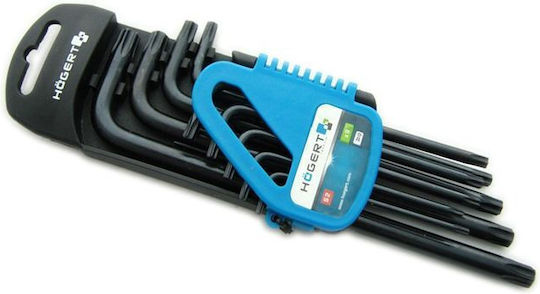Högert Technik Σετ 9 Κλειδιά Torx