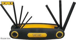 Topex Σετ 8 Κλειδιά Torx
