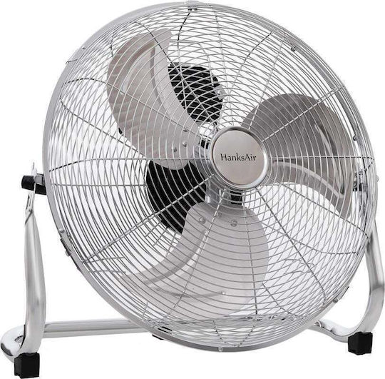 HanksAir Bodenventilator 80W Lüfterdurchmesser 40cm Graues