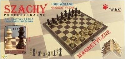 W&K Magnetic Backgammon/Chess Wood 29x29cm