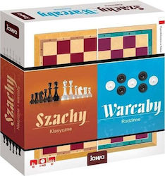 Jawa Șah / Joc De Dame / Tabla De Șah / Pioni / Backgammon 25x25cm