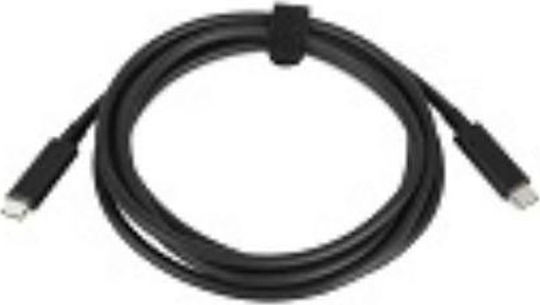 Lenovo USB 2.0 Cable USB-C Male - USB-C Black 2m