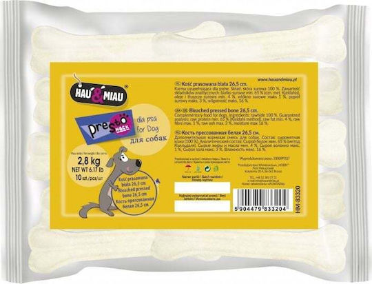 Hau & Miau Os pentru câini cu Gust de Carne de vită 26.5buc 2800gr 10buc