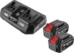 Graphite Σετ 2 Μπαταριών Εργαλείου Λιθίου 18V 58GE134