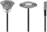 Graphite 55H066 Wire Brush for Angle Grinder Set of 3pcs