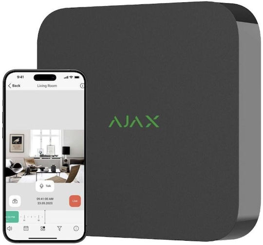 Ajax Systems Überwachungs-Videorekorder NVR 16 Kanäle 1211-0260