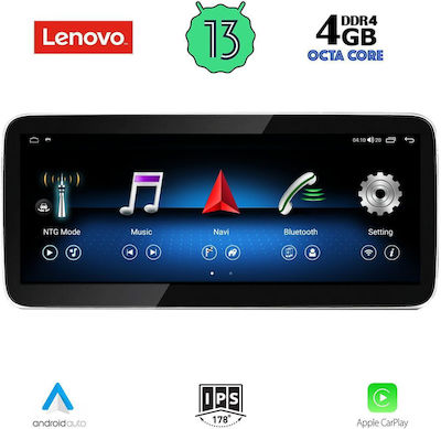 Lenovo Ηχοσύστημα Αυτοκινήτου 2DIN (Bluetooth/USB/AUX/WiFi/GPS/Apple-Carplay/Android-Auto) με Οθόνη Αφής 12.3"