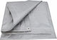 AWTools Αδιάβροχος Μουσαμάς 120gr/m² 4x3μ. Ελαφρού Τύπου Ασημί